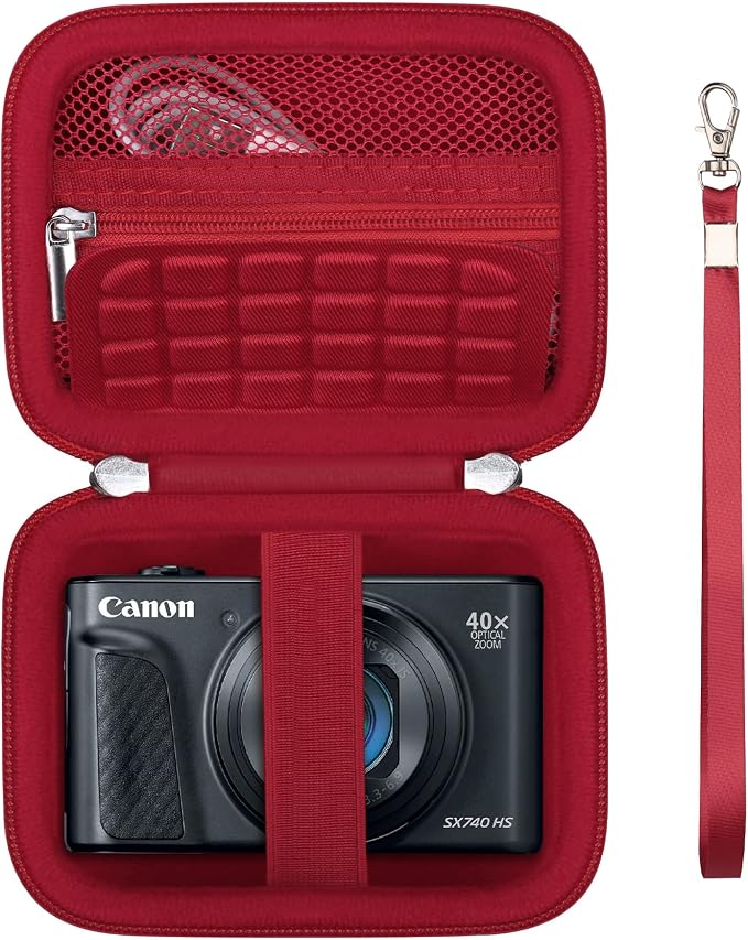 Hard Carrying Case for Canon PowerShot SX740 HS/ELPH 360 HS/ SX730 HS/ SX720 by Supmay