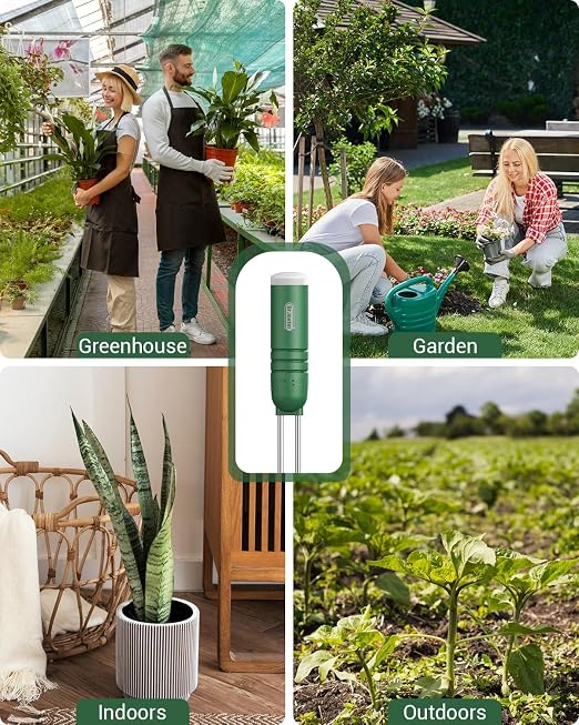 Dr.meter 4-in-1 Soil Moisture Meter, 300ft Wireless Soil Tester Sensor - Image 9