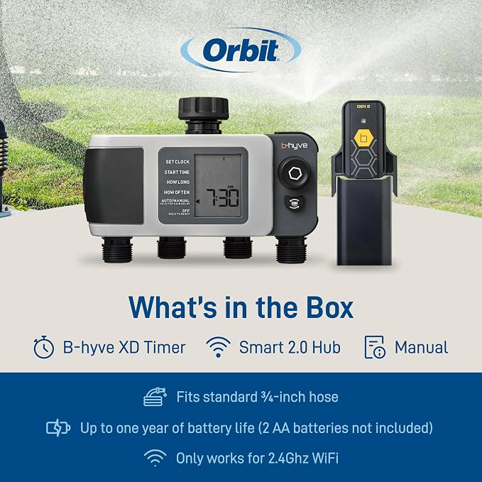 Orbit B-hyve XD 4-Port Smart Hose Watering Timer - Image 10