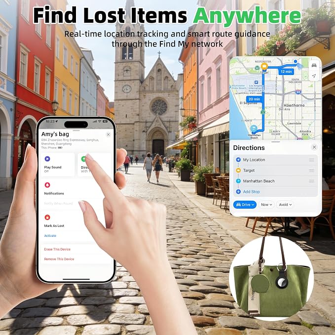 4-Pack Air Tracker Tags Compatible - Image 3