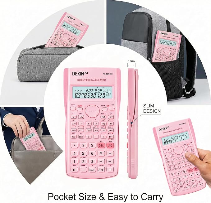 24 Pack Scientific Calculators, 2 Line Engineering Large Display Scientific - Image 4