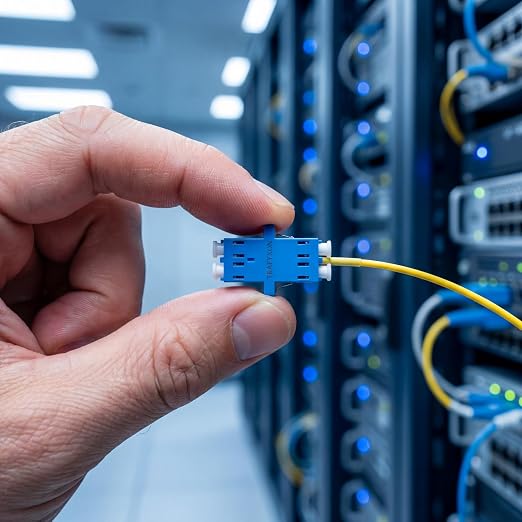 LC UPC Duplex Fiber Optic Adapter, Single Mode LC to LC Coupler - Image 6