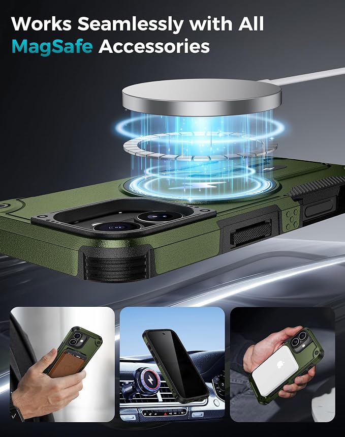 Goton for iPhone 16 Case with Privacy Tempered Glass Screen Protector & Camera - Image 6