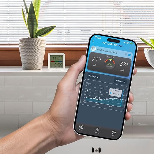 AcuRite Digital Indoor Thermometer and Hygrometer - Image 2