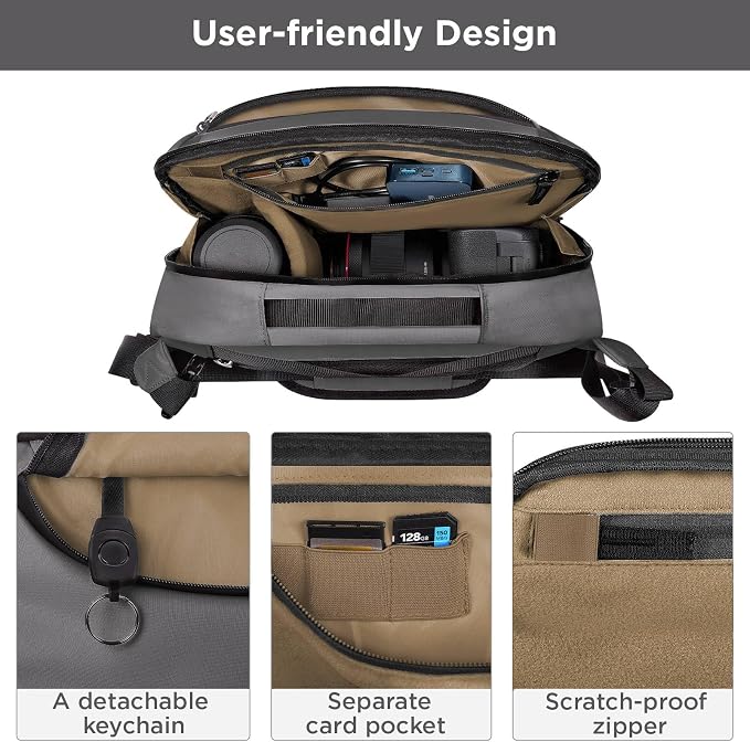 TAAOKA Camera Sling Bag, Travel Waterproof Camera Case - Image 2