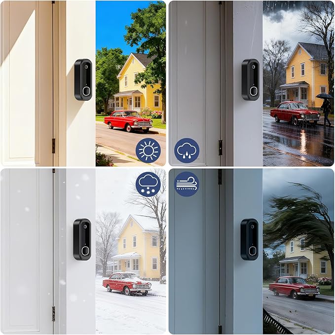 Adhesive Doorbell Camera Mount for Arlo Video Doorbell 2K, No-Drill Mounting - Image 7