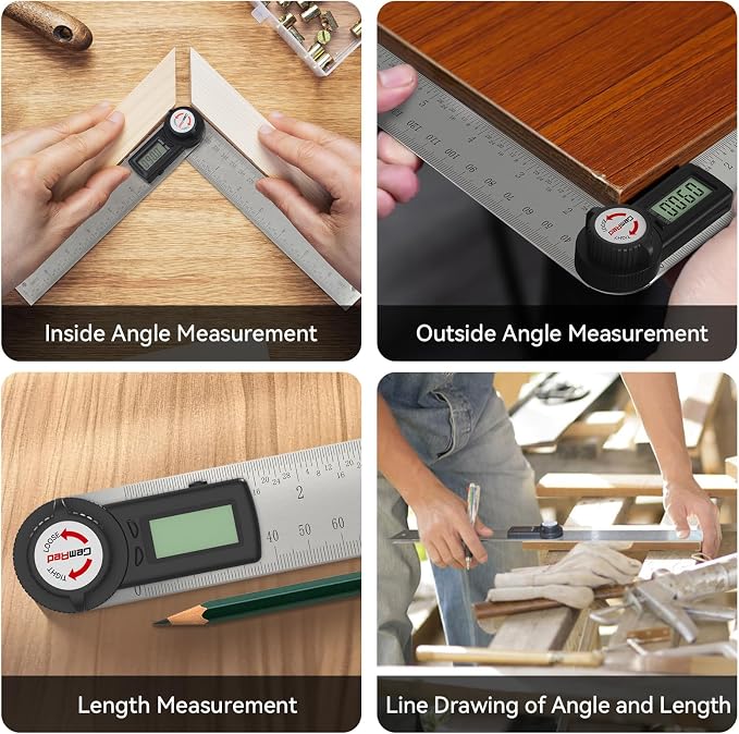 GemRed 82305 Digital Angle Finder Protractor - Image 7