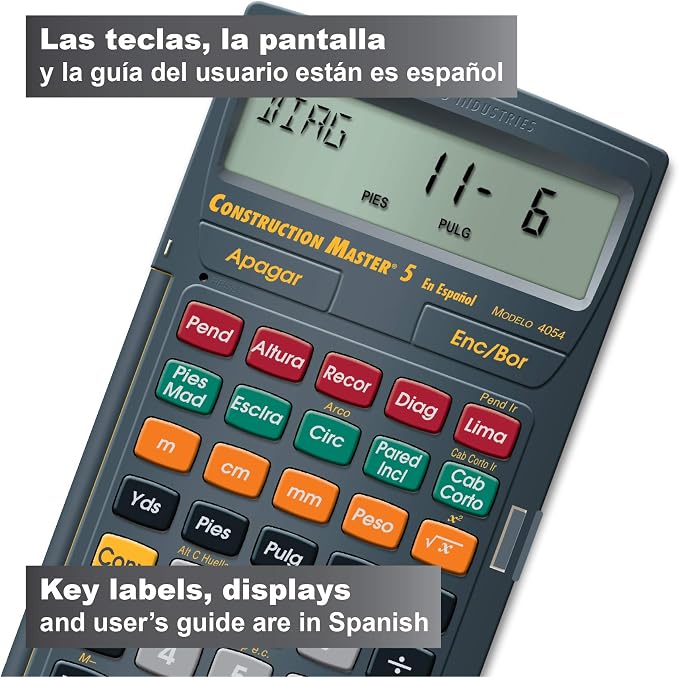 Calculated Industries 4054 Construction Master 5 en Espanol Construction - Image 2