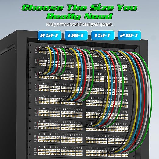 4 Feet Cat6 Patch Cables, Solid Pure Copper Patch Cord, Cat 6 Ethernet Cable - Image 6
