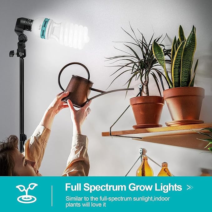 EMART Full Spectrum Light Bulb, 105W Spiral CFL 5500k Daylight - Image 3