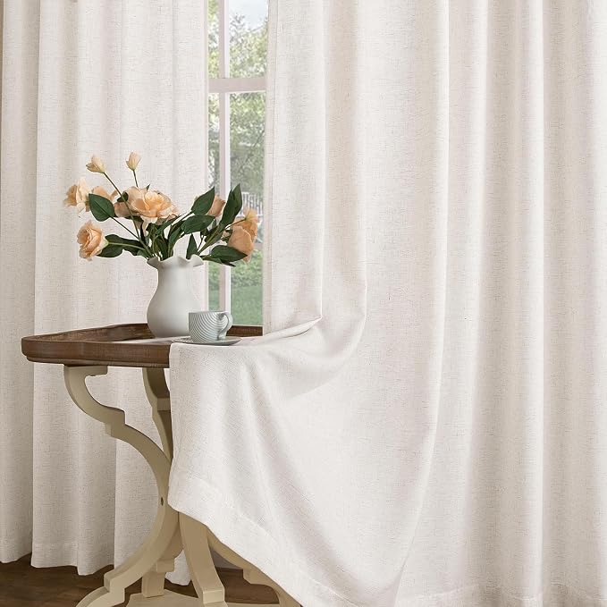 Memory Trained Pinch Pleated Curtains 96 Inches Long, Viral Linen Pinch Pleat - Image 10