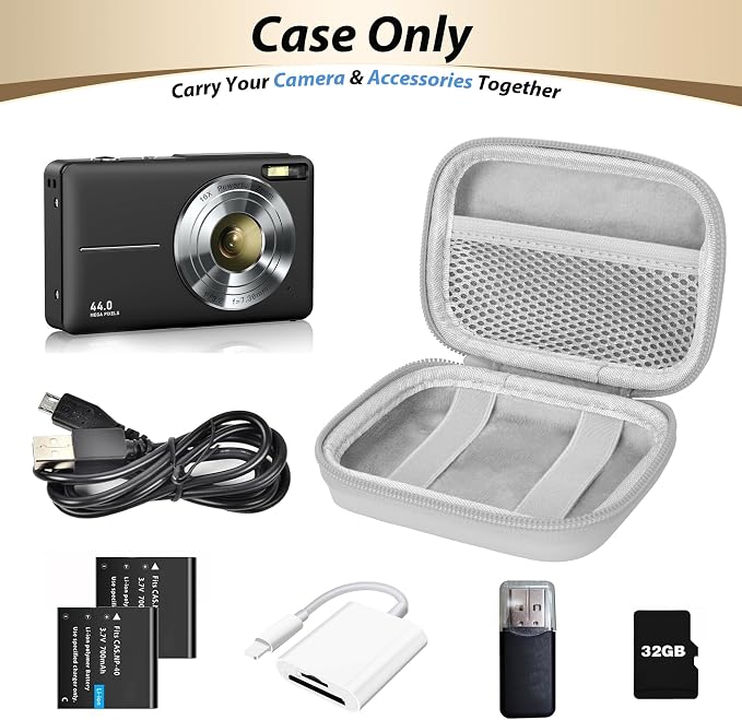 Digital Camera Case for CAMKORY, KODAK PIXPRO FZ45/FZ55, Canon IXUS 285 HS - Image 4