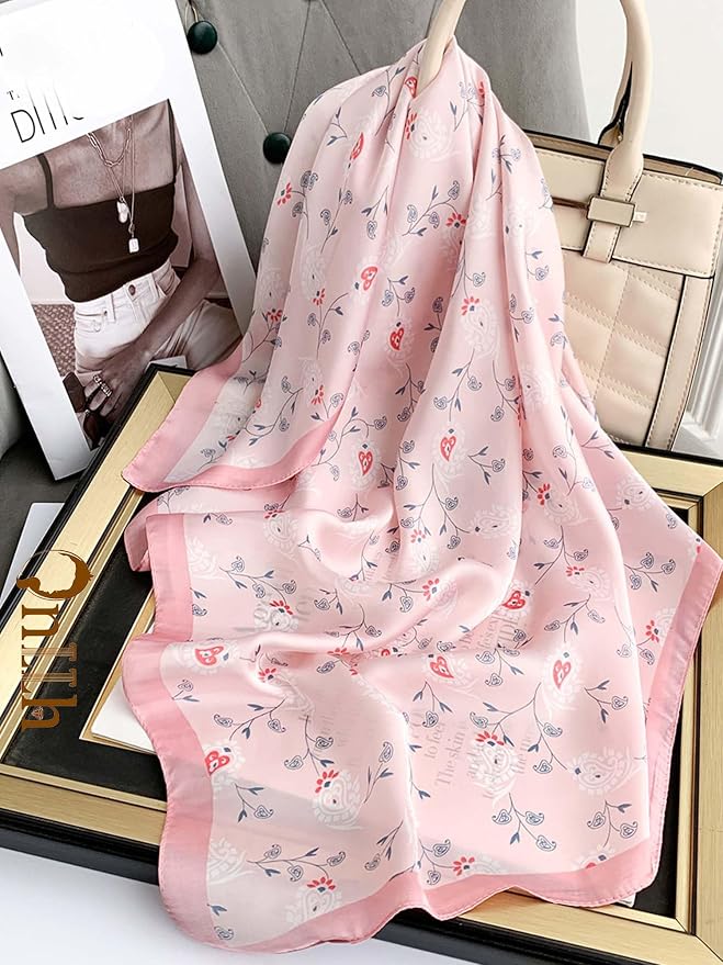 Silky Scarf for Women Lightweight Satin Bandanas Neck Hair Wrap For Sleeping - Image 6