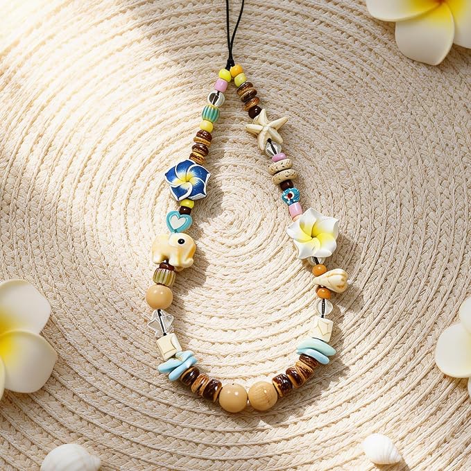 Cute Beaded Camera Wrist Strap for Phone, Digital Camera Charm Lanyard - Image 4