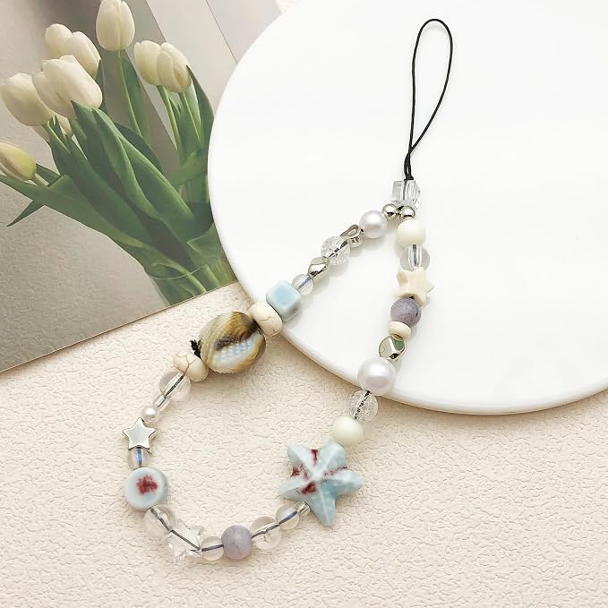 Beaded Camera Wrist Strap Cute Digital Camera Charm Lanyard Phone Chain - Image 8