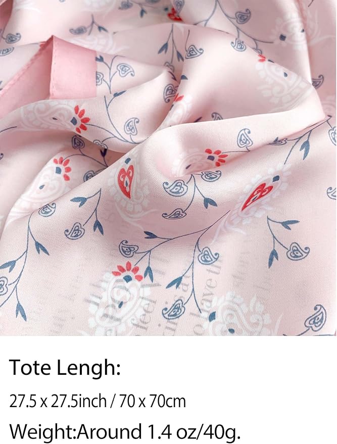 Silky Scarf for Women Lightweight Satin Bandanas Neck Hair Wrap For Sleeping - Image 2