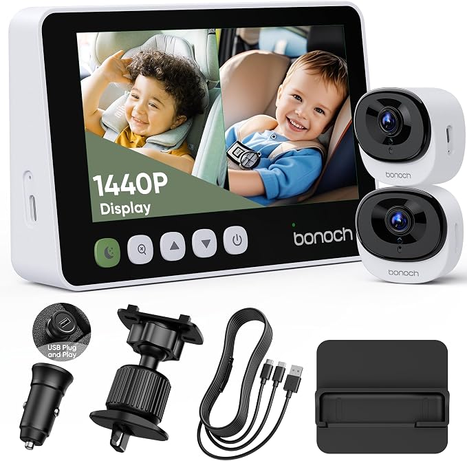 bonoch 5" 1440P Baby Car Camera by bonoch