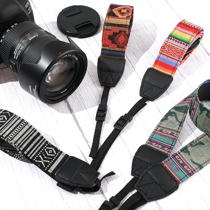 Saintrygo 4 Pcs Vintage Camera Straps - Image 5