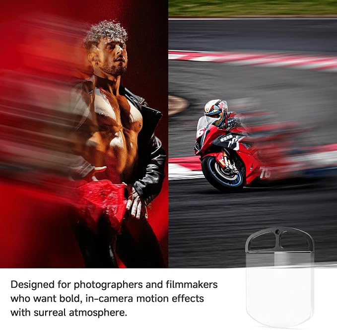 PUYI 150mm Handheld Single Ghost Prism FX Filter, Motion Blur & Long Exposure - Image 3