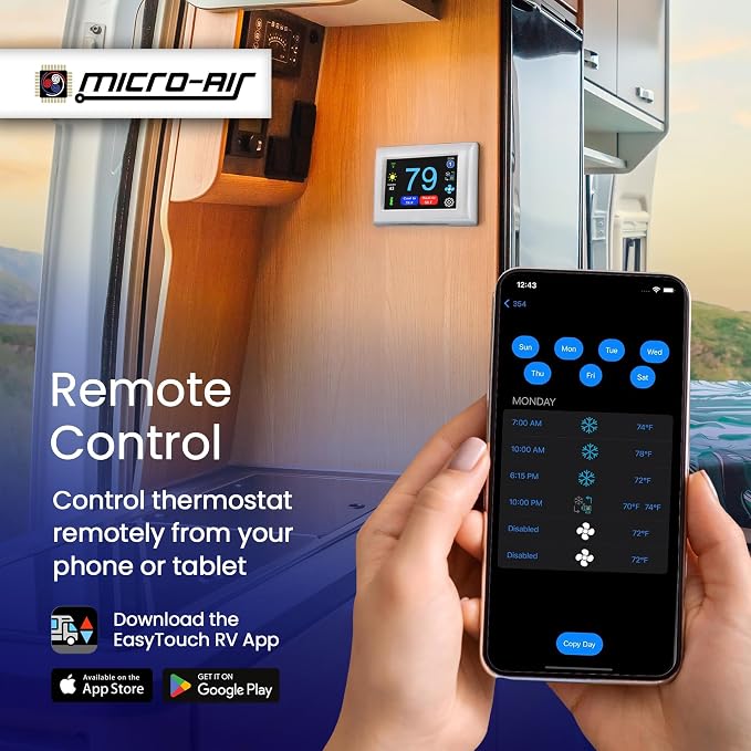 MICRO-AIR EasyTouch Digital RV Thermostat Replacement - Image 3