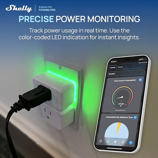 Shelly Smart Plug UL, Matter Outlet - Image 3