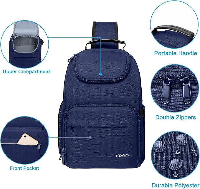 MOSISO Camera Sling Bag, DSLR/SLR/Mirrorless Camera Case Crossbody Photography - Image 4
