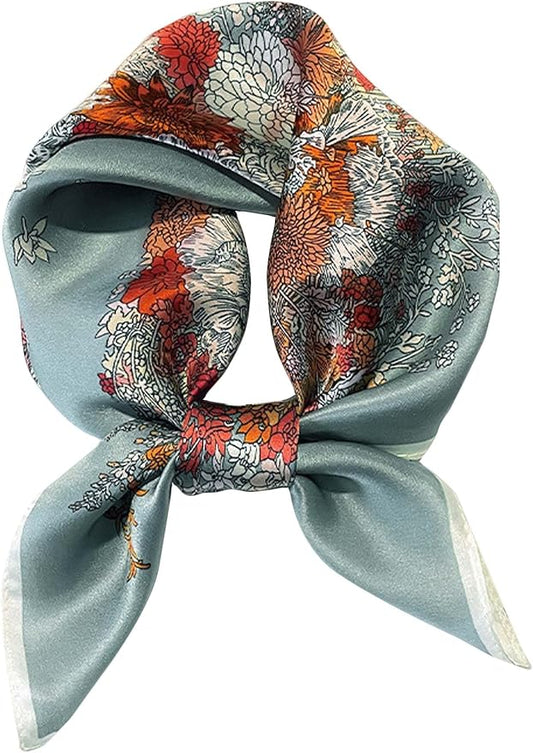 Silky Scarf for Women Lightweight Satin Bandanas Neck Hair Wrap For Sleeping by OnllhNiceScarfForWomen