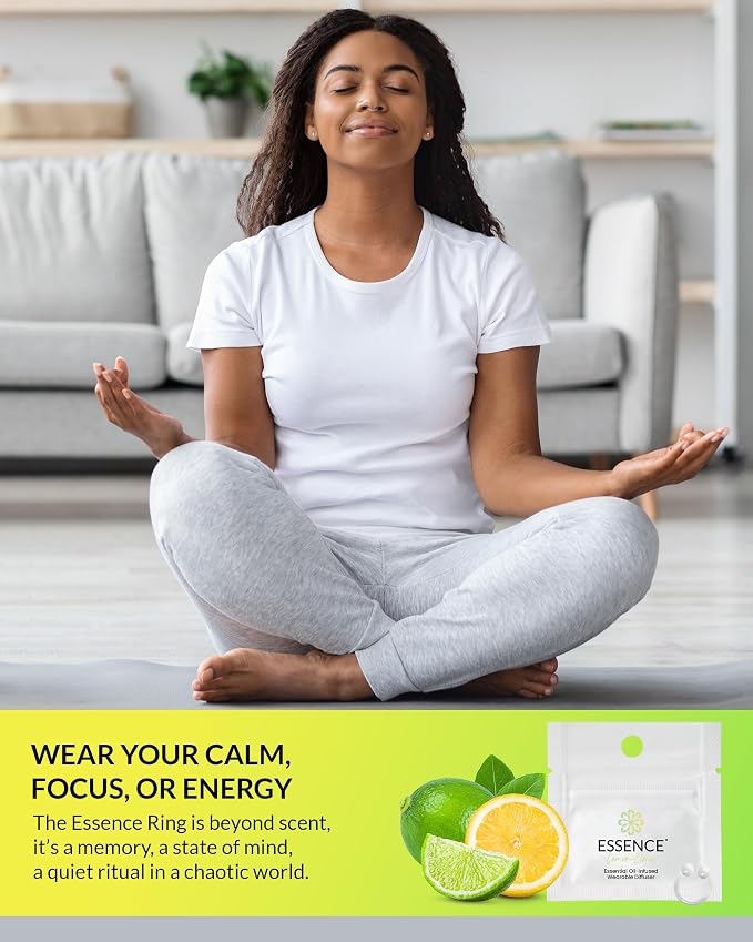 Essence Wearable Aromatherapy Nasal Diffuser – Lemon-Lime Essential Oil Nose - Image 2