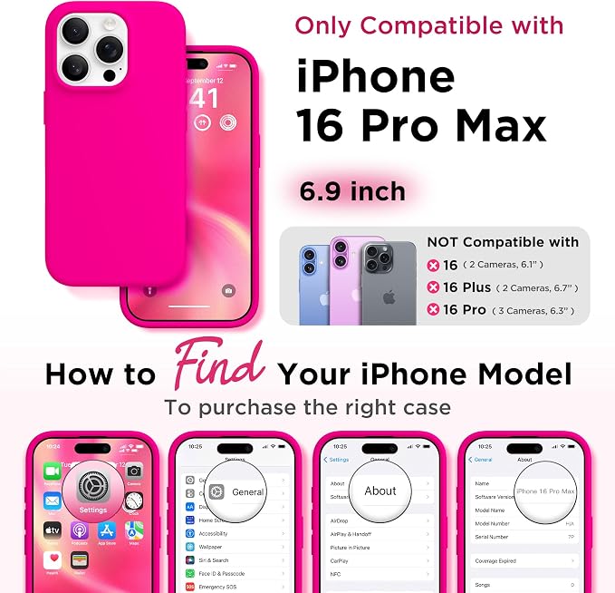 GolbinBox Magnetic for iPhone 16 Pro Max Case, Compatible - Image 2
