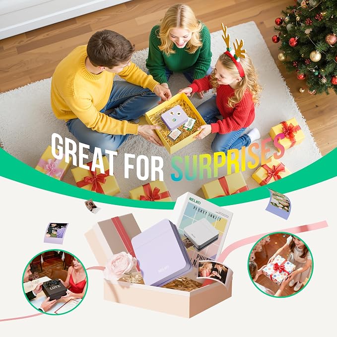 Nelko Photo Printer, 2x3 Portable Wireless Smartphone Printer, PP01 Mini Color - Image 6