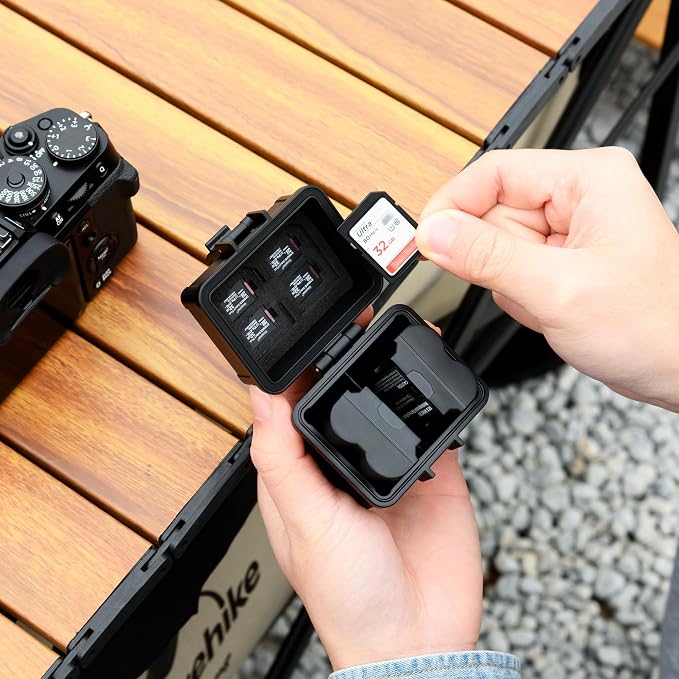 JJC Portable Camera Battery Memory Card Case, Battery Holder Organizer Box - Image 8