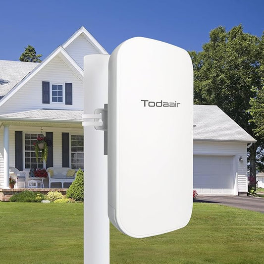 TODAAIR 2025 Outdoor WiFi Extender，IP65 Weatherproof，WiFi Booster and Signal by TODAAIR