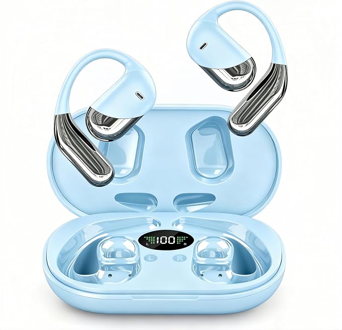 AI Open Ear Earbuds Translation Headphones, Real-Time 2-Way Language Translator by Unknown