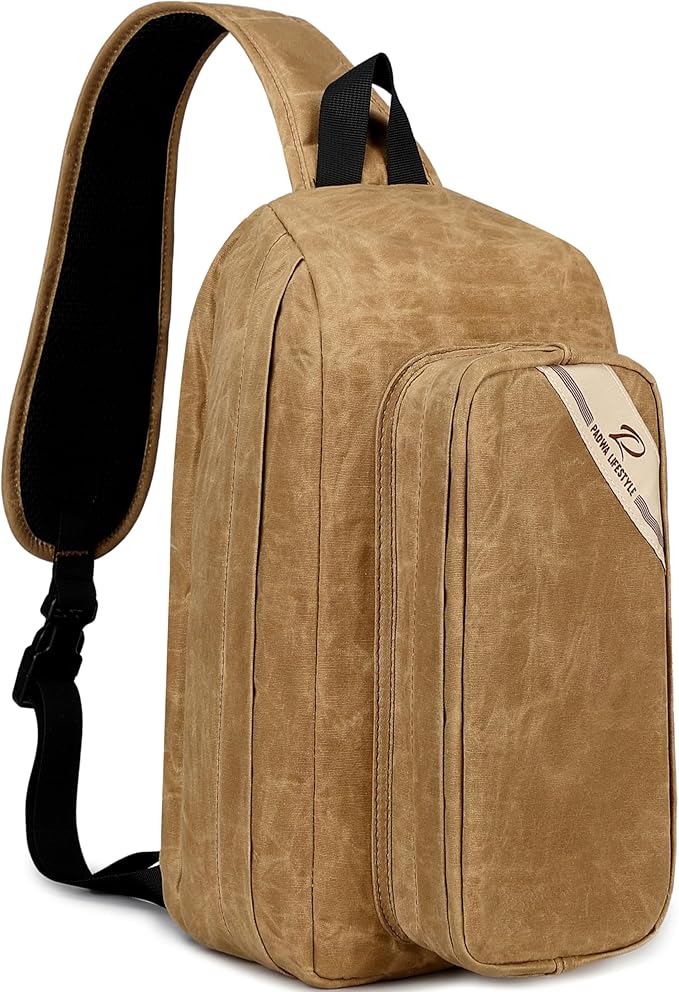 Padwa Lifestyle Khaki Crossbody Camera Bag by PadwaLifestyleCameraStrap