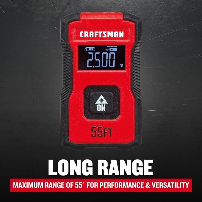 CRAFTSMAN 55 ft. Pocket Laser Distance Measurer - Image 2