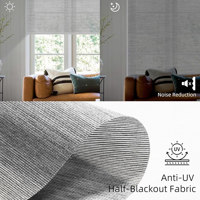 SmartWings Motorized Light Filtering Roller Shades Work - Image 4