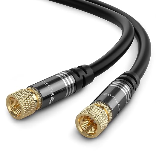 BlueRigger RG6 Digital Coaxial Audio Video Cable – Coax Cable by BlueRigger