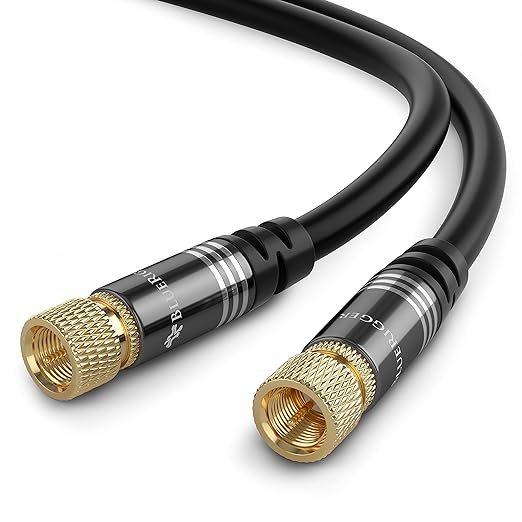 BlueRigger RG6 Digital Coaxial Audio Video Cable – Coax Cable by BlueRigger