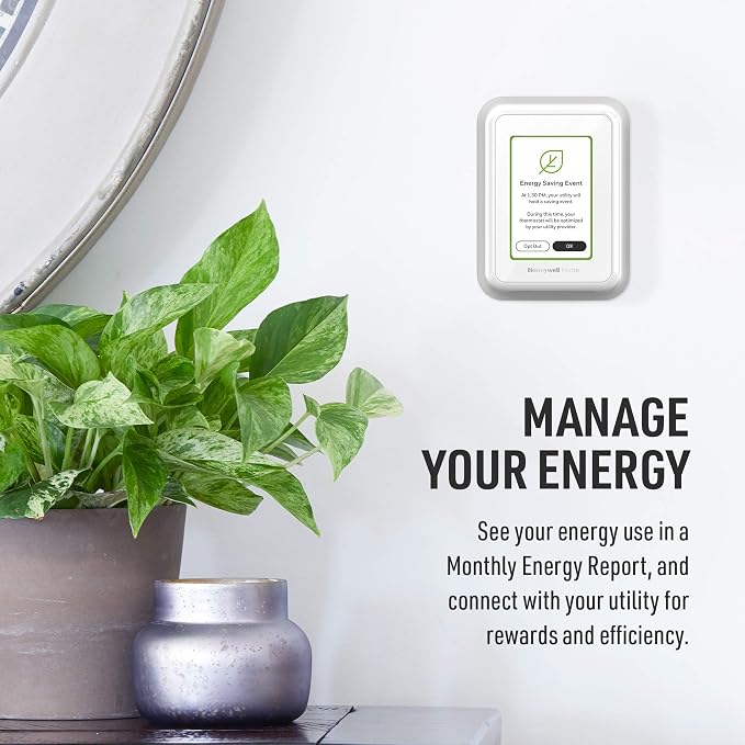 Honeywell Home T9 WIFI Smart Thermostat, Smart Room Sensor Ready, Touchscreen - Image 7