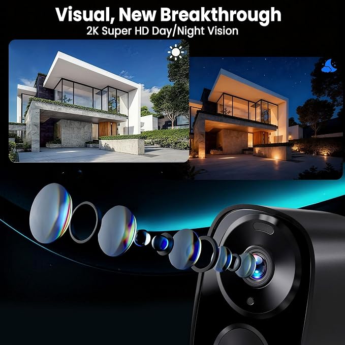 realhide 2K Wireless Outdoor Security Camera - Image 2