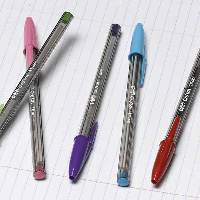 BIC Cristal Xtra Bold Ballpoint Pens, Bold Point, School Supplies - Image 5