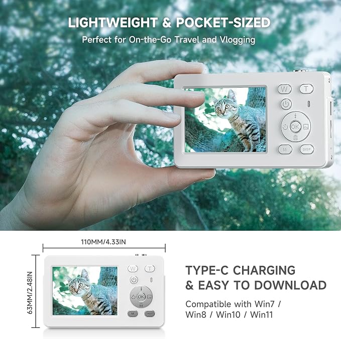 4K UHD Digital Camera, 64MP Autofocus Camera - Image 6