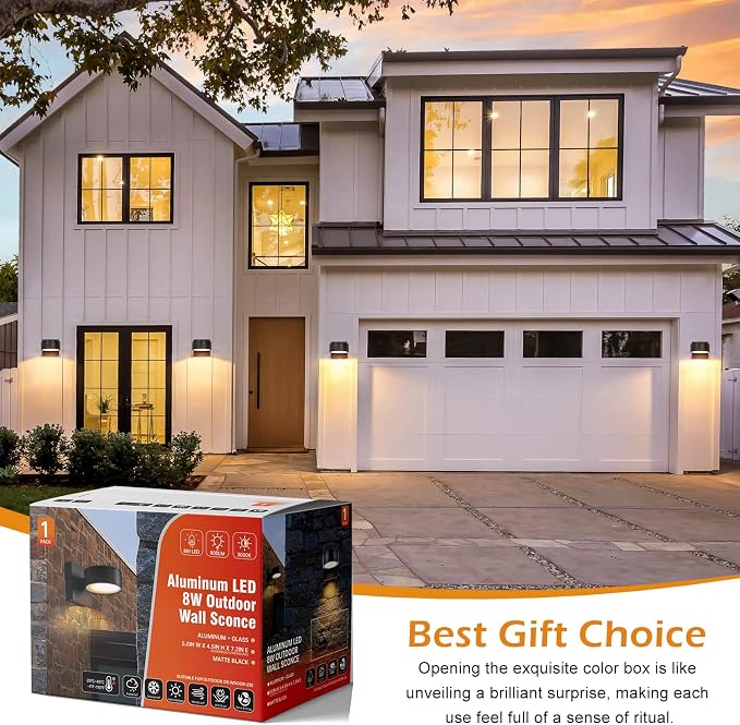 Modern Aluminum Porch Sconce Lights - Image 6