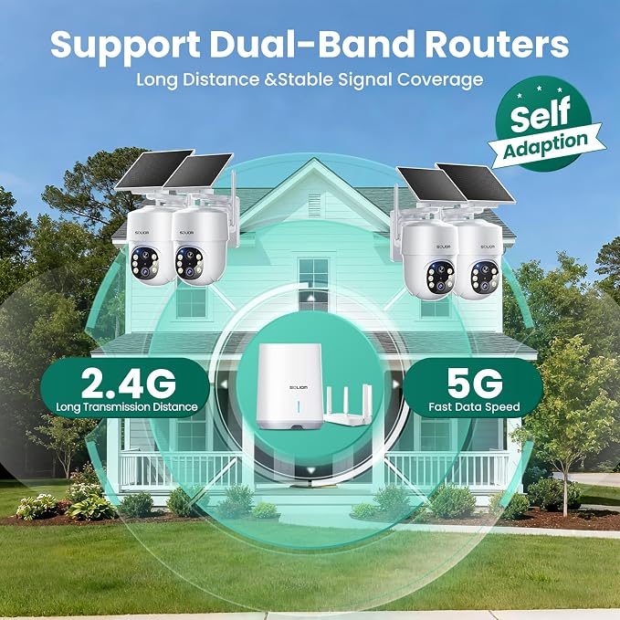 SOLIOM- 5MP Security Cameras Wireless Outdoor, No Subscription & Solar Powered - Image 8