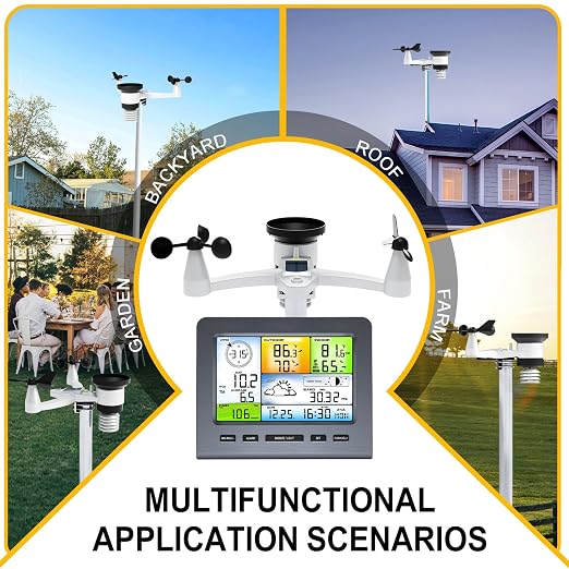 Urageuxy Wireless Weather Station Indoor Outdoor - Image 7