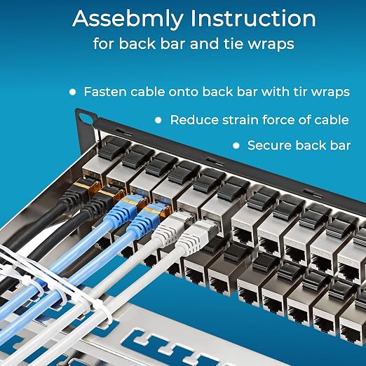 Rapink Patch Panel 48 Port Cat6A - Image 6