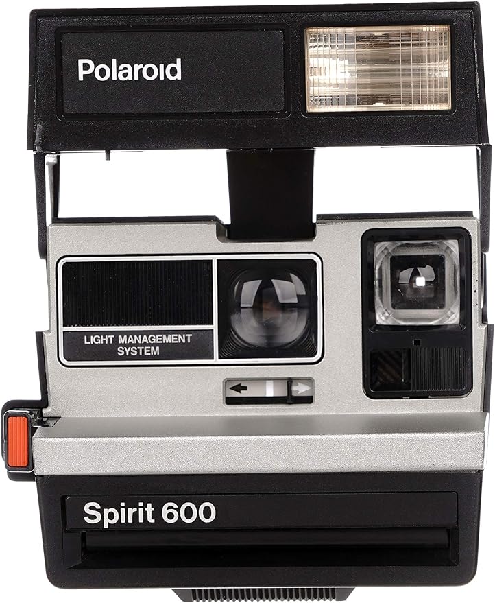 Polaroid Spirit 600 Vintage Instant Camera – Silver/Gray Front – Refurbished & by Amazon+Renewed