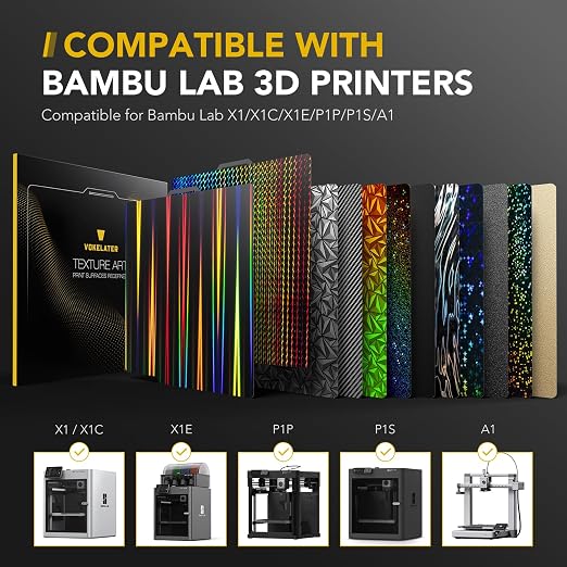 3D Printer Build Plate for Bambu Lab X1 X1C X1E P1P P1S A1, 3D Printer - Image 5