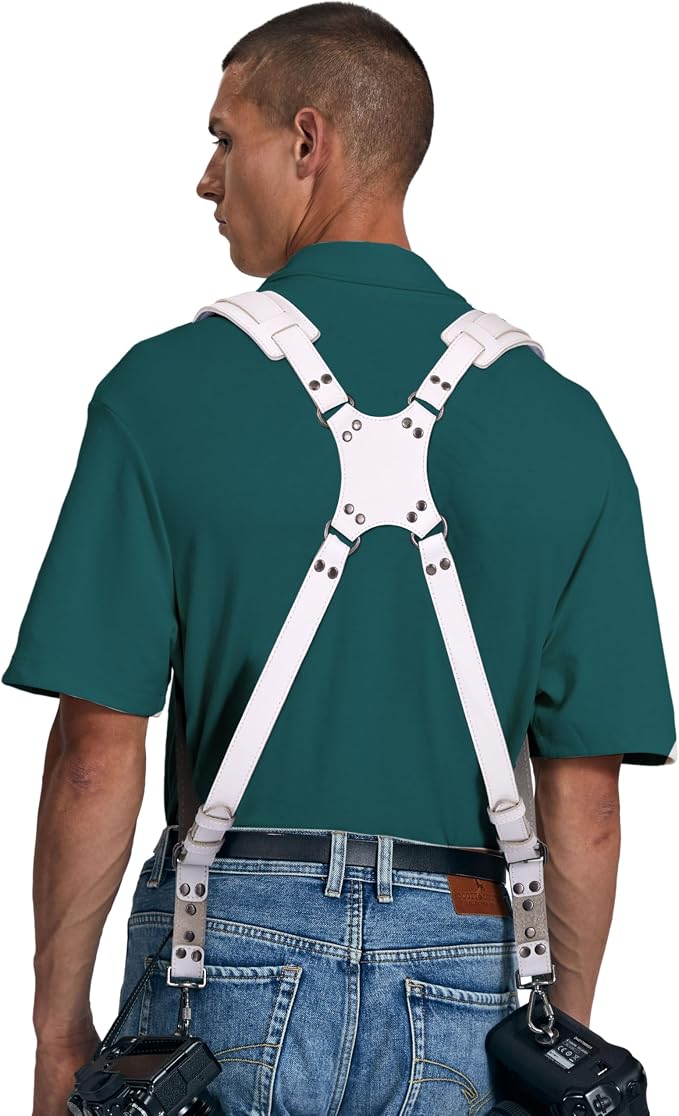Padwa Lifestyle White Dual Camera Harness Strap - Image 5