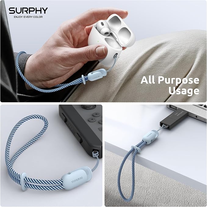 SURPHY 2 Pack Phone Lanyard for Cellphone Case, Phone Wrist Strap for Case - Image 6